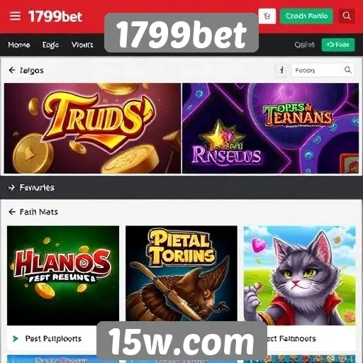 Comparação de jogos disponíveis em 1799bet